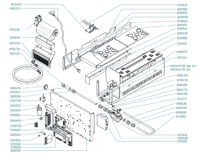 Horeca Parts - Piec konwekcyjny (224786) Tecnoeka EKF1021EUD