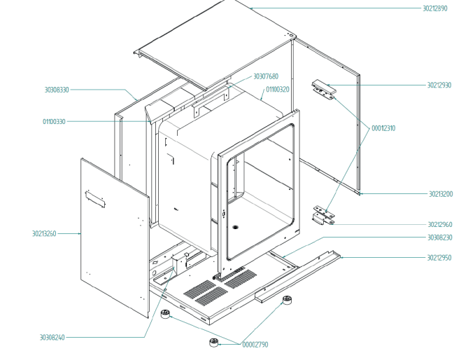 Horeca Parts - Piec konwekcyjny Tecnoeka EKF1064UD