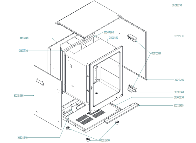 Horeca Parts - Piec konwekcyjny (225585, 229323, 222577) Tecnoeka EKF1111EUD