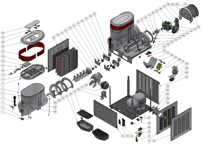 Horeca Parts - Granitor Ugolini GIANT