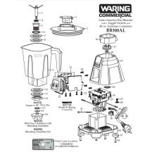 Horeca Parts - Blender comercial Waring BB300AL