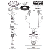 Horeca Parts - Blender Waring Commercial CB15VE