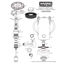 Horeca Parts - Blender Waring Commercial CB15VESF
