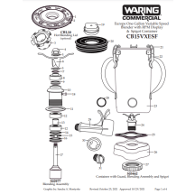 Horeca Parts - Blender Waring Commercial CB15VXESF