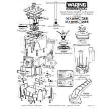 Horeca Parts - Blender Waring Commercial MX1050XTXEE