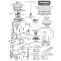 Horeca Parts - Blender Waring Commercial MX1100XTXEE