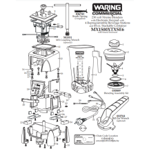 Horeca Parts - Blender Waring Commercial MX1500XTXSE6