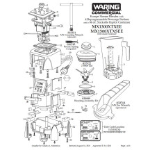 Horeca Parts - Blender Waring Commercial MX1500XTXSEE