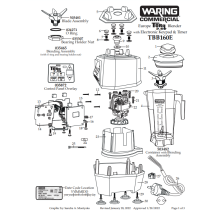 Horeca Parts - Blender Waring Commercial TBB160E