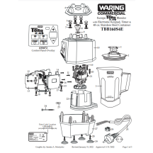 Horeca Parts - Blender Waring Commercial TBB160S4E
