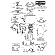 Horeca Parts - Blender Waring Commercial TBB175S4E