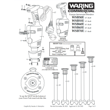 Horeca Parts - Mikser Waring Commercial WSB50E