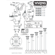 Horeca Parts - Mikser Waring Commercial WSB55E