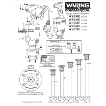 Horeca Parts - Mikser Waring Commercial WSB65E