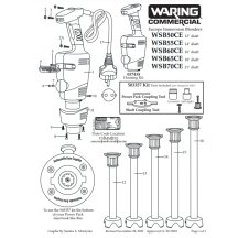 Horeca Parts - Mikser Waring Commercial WSB70E
