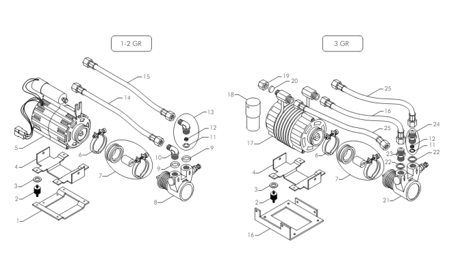 Horeca Parts - Ekspres do kawy kolbowy - Wega Pegaso