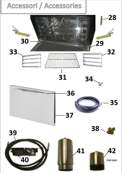 Horeca Parts - Kuchnia elektryczna 4 palnikowa Hendi 225936 (CE874FP)