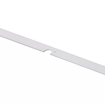 Horeca Parts - Listwa plastikowa transparentna L 434mm szer. 25mm średnica otworu 3mm grubość 2mm - Berkel