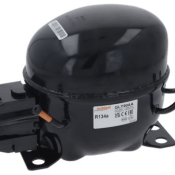 Horeca Parts - Sprężarka/Kompresor Cubigel GLY90AA gaz R134 pojemność 9.09cm³ 220-240V 50Hz moc 1/4HP