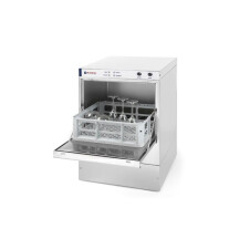 Horeca Parts - Zmywarka do naczyń 40x40, elektroniczna, z dozownikiem detergentu i pompą spustową Hendi 230268 (Alfa 400)