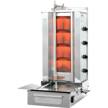 Horeca Parts - Opiekacz gazowy do kebaba Stalgast F GD 4, P 14 KW, G 20 (777561)