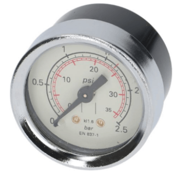 Horeca Parts - Manometr kotła 0-2,5 bar, ø 44 mm - Ekspres do kawy Rancillo (1245014)