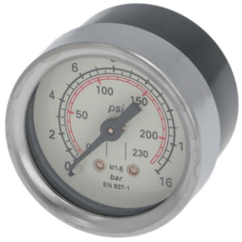 Horeca Parts - Manometr pompy 0-16 bar, ø 44 mm - Ekspres do kawy Rancillo (5501201)