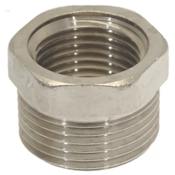 Horeca Parts - Chromowany mosiężny redukcyjny przyłącz 3/4″M – 1/2″F (PI678/3) - Krupps