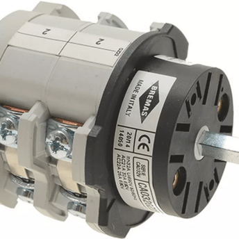 Horeca Parts - Przełącznik pozycyjny 0–2, 32 A, 600 V, trzpień kwadratowy 5×5 mm - Marzocco