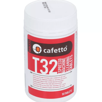 Horeca Parts - Tabletki czyszczące T32 do głowicy grupy w ekspresach superautomatycznych, 90 × 3 g - Cafetto