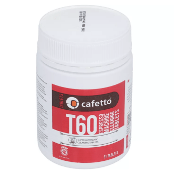 Horeca Parts - Tabletki czyszczące T60 do ekspresów automatycznych i superautomatycznych, 31 × 6 g, Thermoplan B&W2/BW3/BW4, waga 0,230 kg - Cafetto