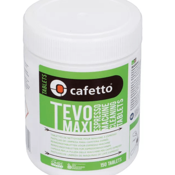 Horeca Parts - Tabletki czyszczące Maxi do ekspresów do kawy, NSF, 150 × 2,5 g - Cafetto Tevo