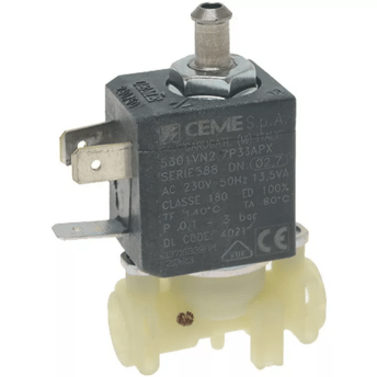 Horeca Parts - Zawór elektromagnetyczny 3-drożny 230V 50Hz zakres temp. -10 do 140°C - Ekspres do kawy De Longhi (LF1120257)