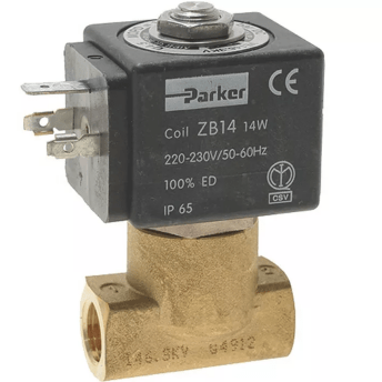 Horeca Parts - Elektrozawór 2-drożny 230V 50/60Hz temp.-10°C+140°C - Parker