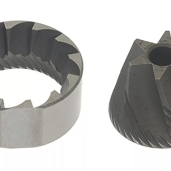 Horeca Parts - Para żaren stożkowych BRASILIA/ROSSI RH, śr. zewn. 38/30 mm, śr. wew. 26/7 mm, grubość 17/20,3 mm - Italmill