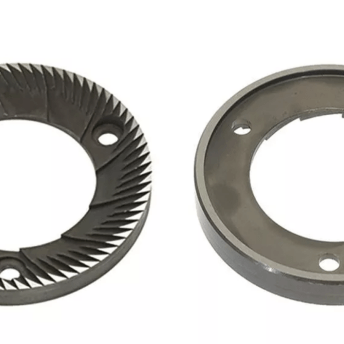 Horeca Parts - Para żaren prawych 3-fazowych, śr. zewn. 83 mm, śr. wew. 49 mm, wys. 9,6 mm, 3 otwory, waga 0,160 kg - Italmill