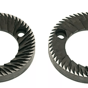 Horeca Parts - Para żaren mielących, kierunek obrotu prawy, śr. zewn. 58 mm, śr. wew. 33,5 mm, wys. 8,5 mm, 3 otwory, waga 0,140 kg - Italmill