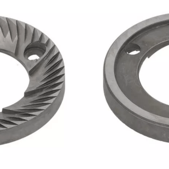 Horeca Parts - Para żaren mielących, kierunek obrotu prawy, śr. zewn. 64 mm, śr. wew. 37 mm, wys. 8,5 mm, 3 otwory, waga 0,190 kg - Macine Keber