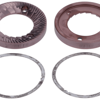 Horeca Parts - Para żaren z podkładką płaską RED M340, prawe, śr. 64/37 mm, wys. 8,5 mm, 3 otwory - Fiorenzato-M.C