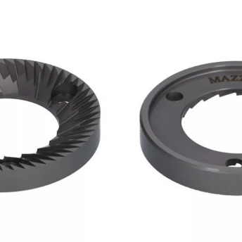 Horeca Parts - Żarna do młynka do kawy 182D, RH, Ø zew. 58 mm, Ø wew. 33,5 mm, grubość 8,5 mm, 3 otwory mocujące - Mazzer