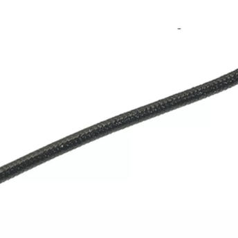 Horeca Parts - Przewód miedziany niklowany w izolacji silikonowej z włóknem szklanym, przekrój 6 mm², długość 10 m, kolor czarny, zakres temperatur -60 do +400°C (sprzedaż dotyczy 10-metrowego odcinka)