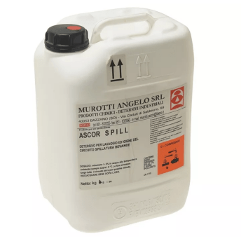 Horeca Parts - Specjalny detergent ASCOR SPILL – alkaliczny środek czyszcząco-dezynfekujący, 12 kg