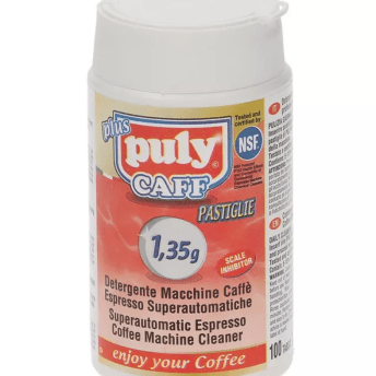 Horeca Parts - Tabletki czyszczące Plus do ekspresów do kawy i superautomatycznych, 100 × 1,35 g, certyfikat NSF - Puly Caff