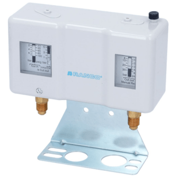 Horeca Parts - Hydrostat / Pressostat, połączenie 7/16" UNF (1/4" SAE), typ chłodniczy Ranco, reset ręczny/automatyczny