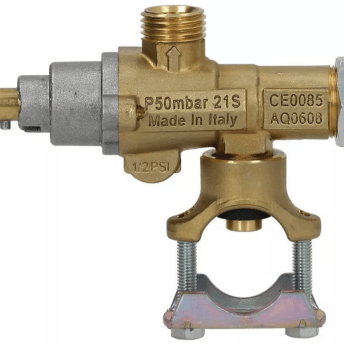 Horeca Parts - Zawór gazowy ø 21 mm wylot ø M16x1.5 mm - Kuchnia gazowa Angelo Po (LF3348073)