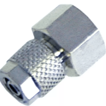 Horeca Parts - Złączka rurowa śrubowa, gwint 3/8", prosta, wąż ø 4/6 mm, waga 0,040 kg - Ascaso