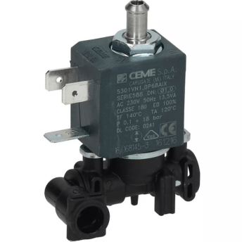 Horeca Parts - Zawór elektromagnetyczny 3-drożny 230V 50Hz zakres temp. -10 do 140°C ø 7mm - Ekspres do kawy De Longhi (LF5054446)