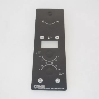 Horeca Parts - Folia na klawiaturę dł. 238mm szer. 80mm czarna - Piec elektryczny do pizzy Oem (LF5066789)
