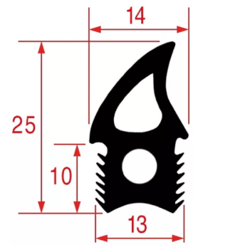 Horeca Parts - Zestaw uszczelek drzwi górnych/lux 800/2000 - Piec konwekcyjny Unox
