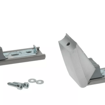 Horeca Parts - Zestaw naprawczy uchwytu drzwiowego, rozstaw otworów 18 mm, do lodówki - Liebherr